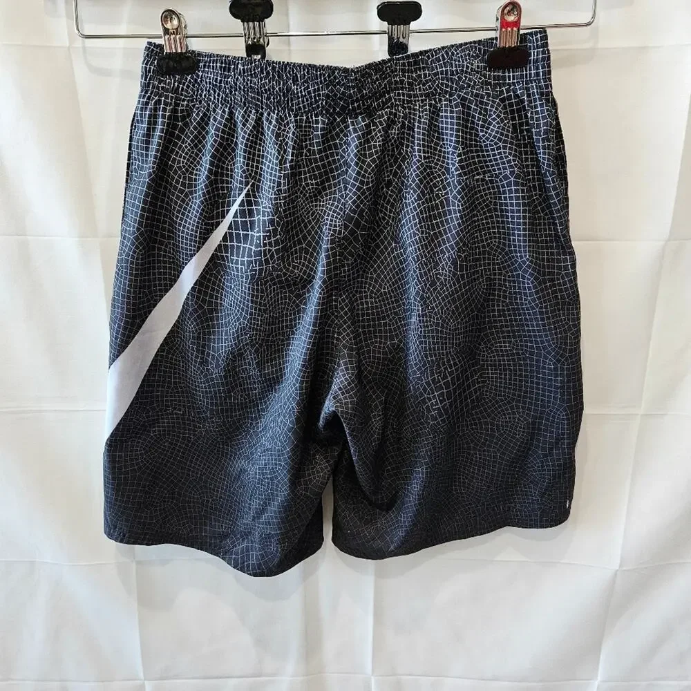 Nike [Read/Rip] Swim Shorts Black White Medium NESSD541-001